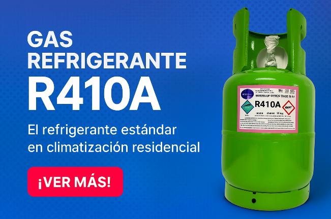 Gas refrigerante R410A: composición, propiedades, aplicaciones y normativa actual